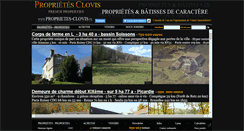 Desktop Screenshot of chateaux-a-vendre-clovis.com